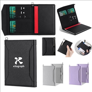 Leather Safe Blocking Travel Passport Card Wallet